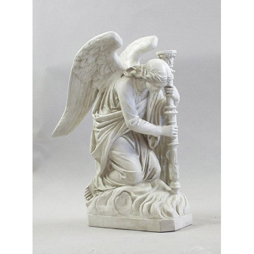 Bergama Angel-Left Outdoor Statue 35" H