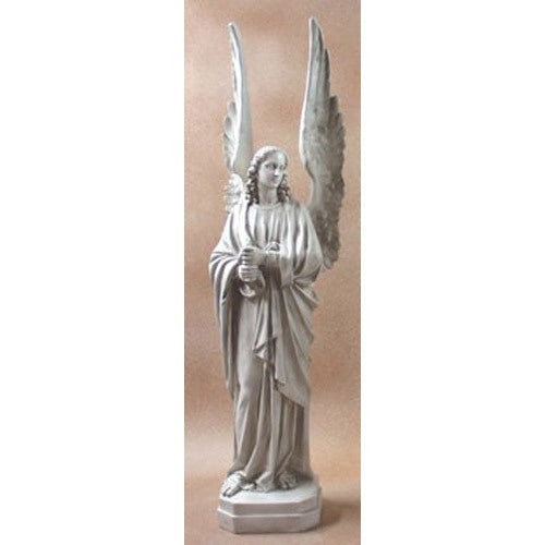Cathedral Angel-Left Large Outdoor Statue 89" H
