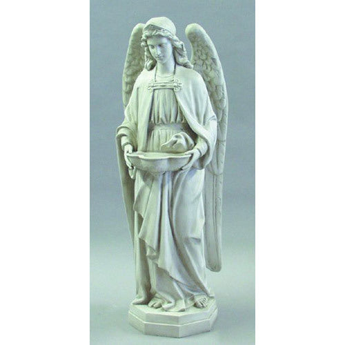 Holy Water Angel Outdoor Statue 50" H