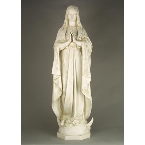 Virgin Mary Immaculate Conception Outdoor Statue 50" H