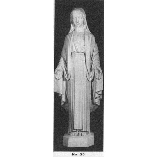 Virgin Mary Outdoor Statue 42" H