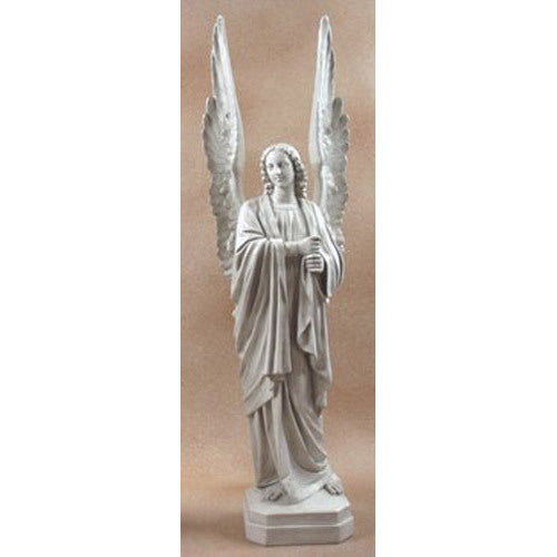 Cathedral Angel-Right Large Outdoor Statue 89" H