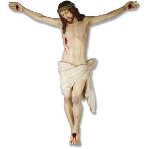 Large 5 Ft High Corpus Of Christ Indoor Statue Religious