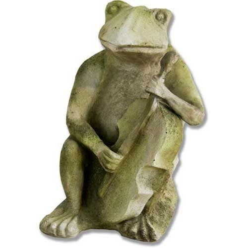 Musical Frog Violin Garden Statue - Bella Outdoors USA