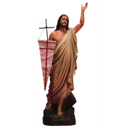 4 Ft High Realistic Color Hand Painted Jesus Christ Statue