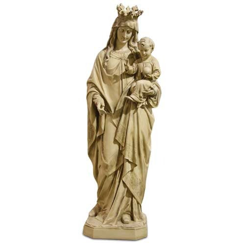 Blessed Virgin Mary & Child Large Outdoor Statue 65" H