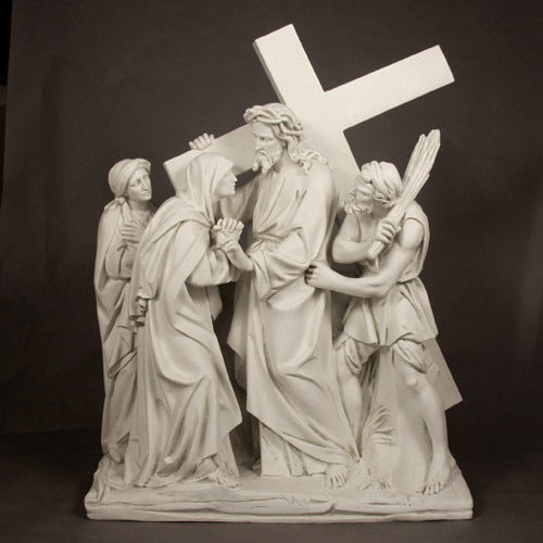 Jesus Meets His Mother Station 4 Stations of the Cross Statue Via Crucis