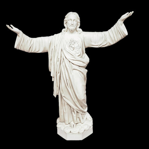 5Ft High Jesus Christ Sacred Heart Pleading Outdoor Statue Religious