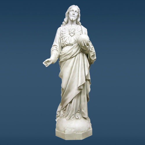 62" High Jesus Christ Sacred Heart to the World Religious Outdoor Statue