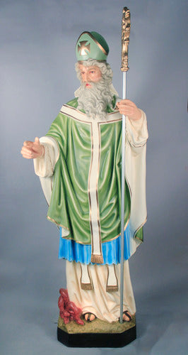 6 Ft High Realistic Saint Patrick Staff Religious Statue