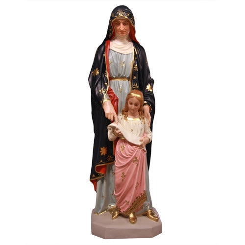 Realistic 50" High Saint Anne & Child Religious Statue