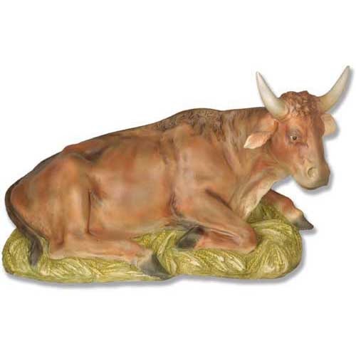 Cow Statue Realistic for Nativity Scene or Ranch Decor