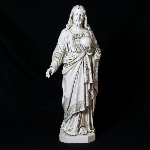 3 Ft High Jesus Christ Sacred Heart to the World Religious Statue
