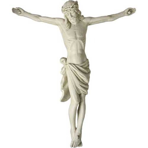 3 Ft High Great Oak Corpus of Christ Outdoor Statue