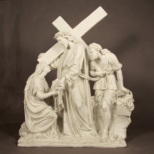 Jesus Meets Veronica Station 6 Stations of the Cross Statue Via Crucis