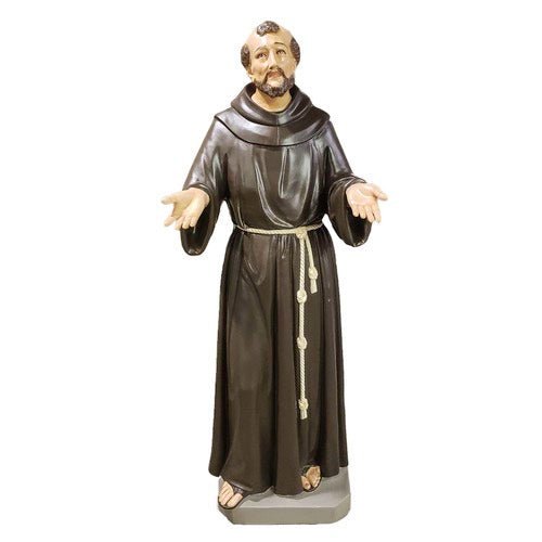 Large 5 Ft Tall Saint Francis Assisi Pleading Religious Statue