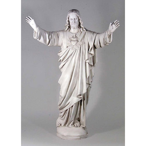 5 Ft High Large Jesus Sacred Heart Blessing Outdoor Religious Statue