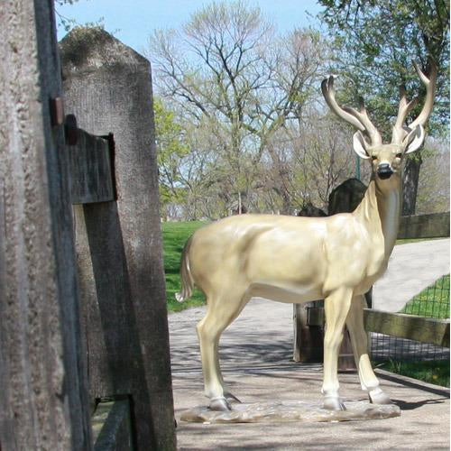 Life Size Deer Statue Decor 5 Ft - Bella Outdoors USA