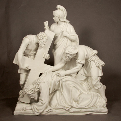 Jesus Falls The 2nd Time Station 7 Stations of the Cross Statue Via Crucis