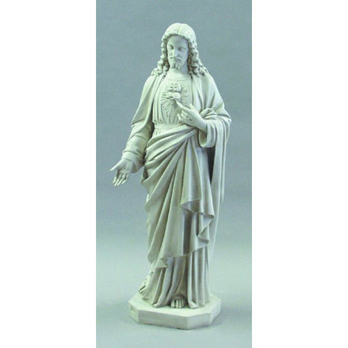 49" H Jesus Christ Sacred Heart Outdoor Statue Religious