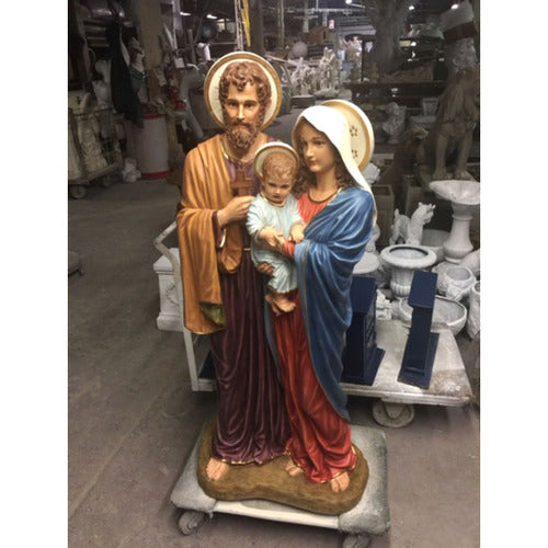 5 Ft High Large Holy Family Statue with Virgin Mary, Saint Joseph and baby Jesus
