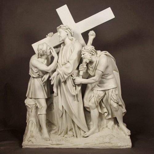 Jesus Is Given The Cross Station 2 Stations of the Cross Statue Via Crucis